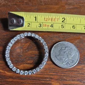 Sterling silver CZ pendant